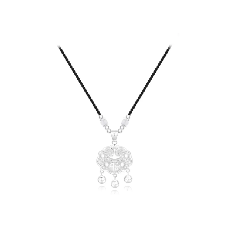 FANFRI Sterling Silver Necklaces Women's-5