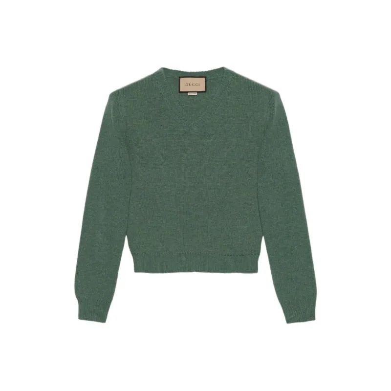 GUCCI V Neck Knit Jumper-0