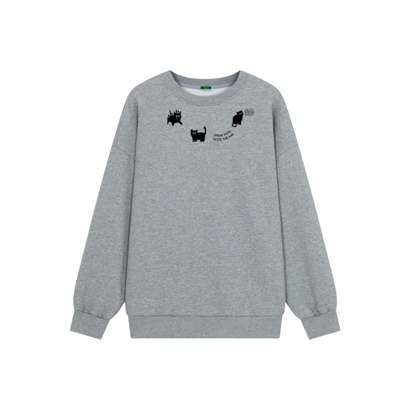 GROW DATE Sweatshirt Unisex White-42