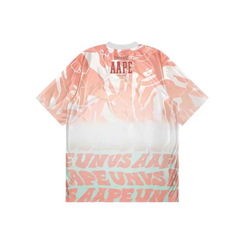 Aape Logo print Faded effect T shirt Dress-1
