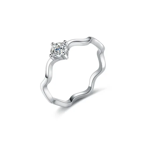 Right Hand Waiting S925 Silver Rings Women's