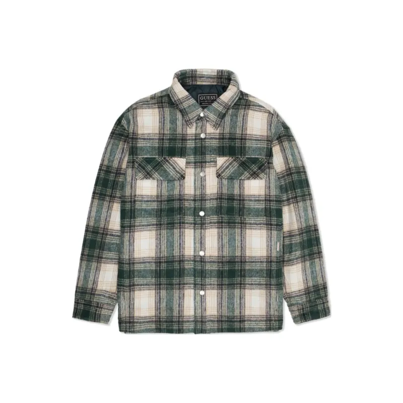 GUESS Shirts Men Green-0