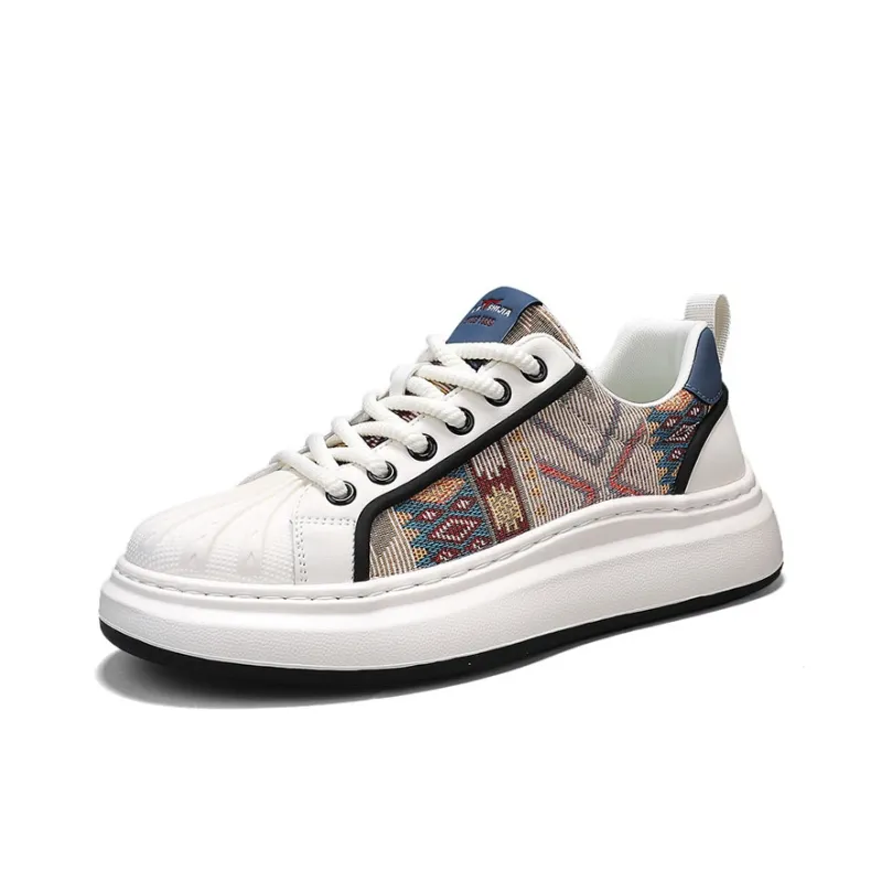 G.N.SHIJIA Slip Resistant, Abrasion Resistant, Breathable, Height Increasing Low Top Skateboard Shoes Men's-2