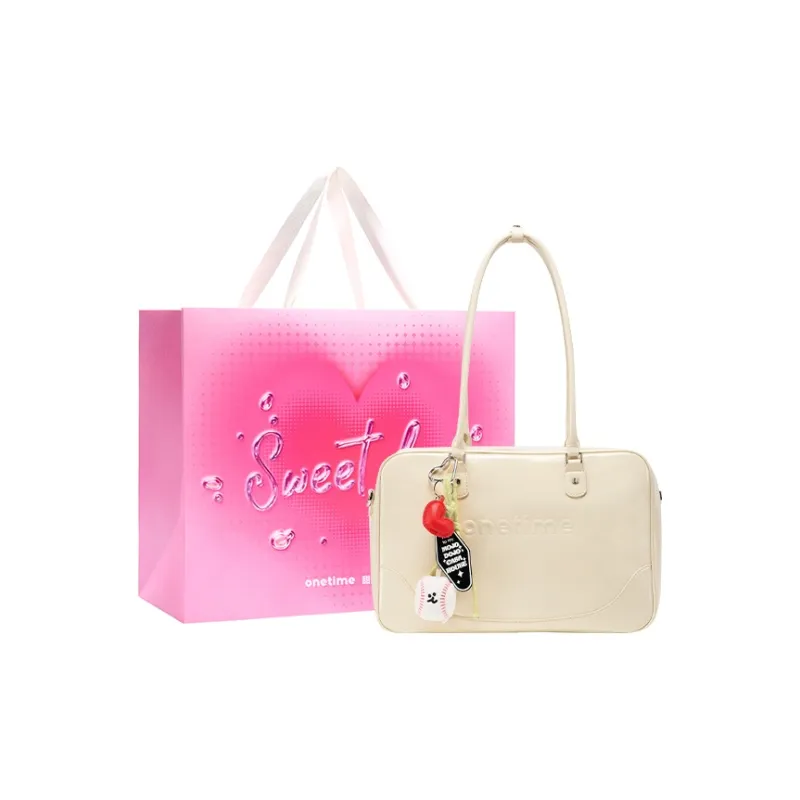 ONE TIME Synthetic Leather Shoulder Bag Regular Women's Multicolor-8