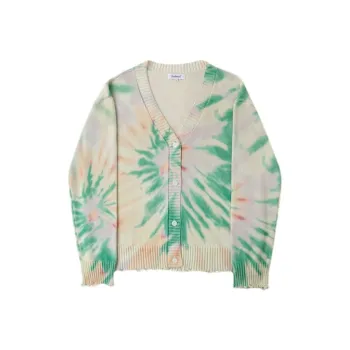 Profound Knitwear Unisex Cyan Tie Dye
