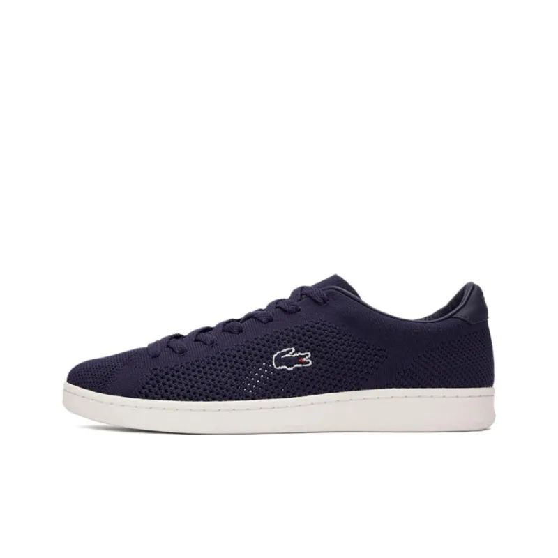 LACOSTE Carnaby Anti Slip Wear Resistant Low Top Skateboard Shoes Men's-5