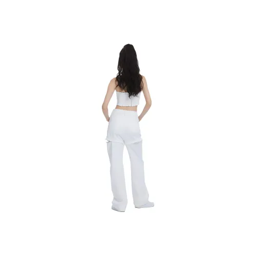 VICTORIA ALLEN Jeans Women's White