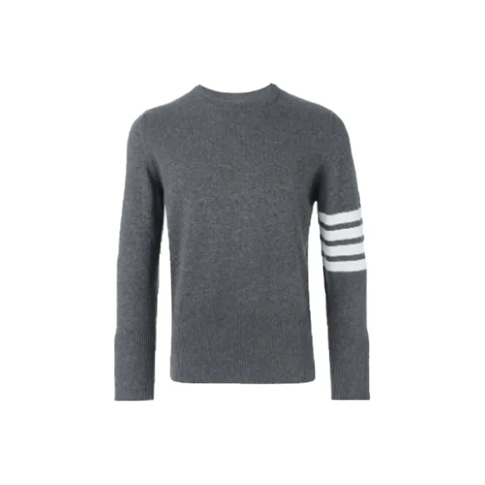THOM BROWNE 4 Bar Crewneck Jumper-0