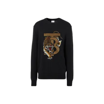 Burberry Loose Fit Knitwear Men's Black