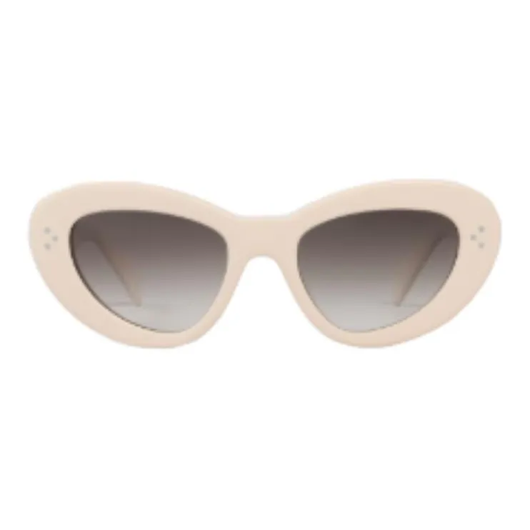 CELINE Acetate Cat Eye Sunglasses Women's Multicolor-4
