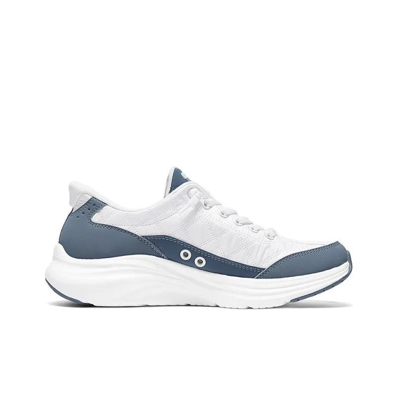 Skechers SPORT WOMENS Yubu Shoes Wear resistant And Lightweight Low Top Casual Shoes Women's White Blue-1