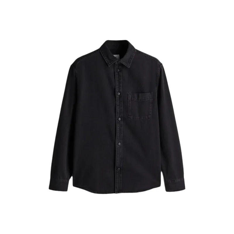 H&M Shirts Men Black-0