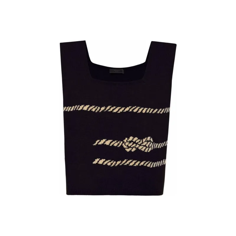 PRADA Tank Tops Men Black-0