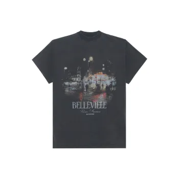 Balenciaga FW24 T Shirt Loose Fit Style Unisex Black