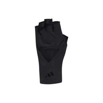 Adidas Fitness Gloves Protective Black Polyester Female