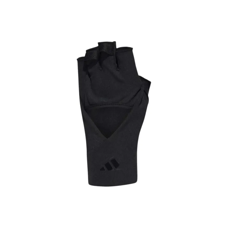 Adidas Fitness Gloves Protective Black Polyester Female-0