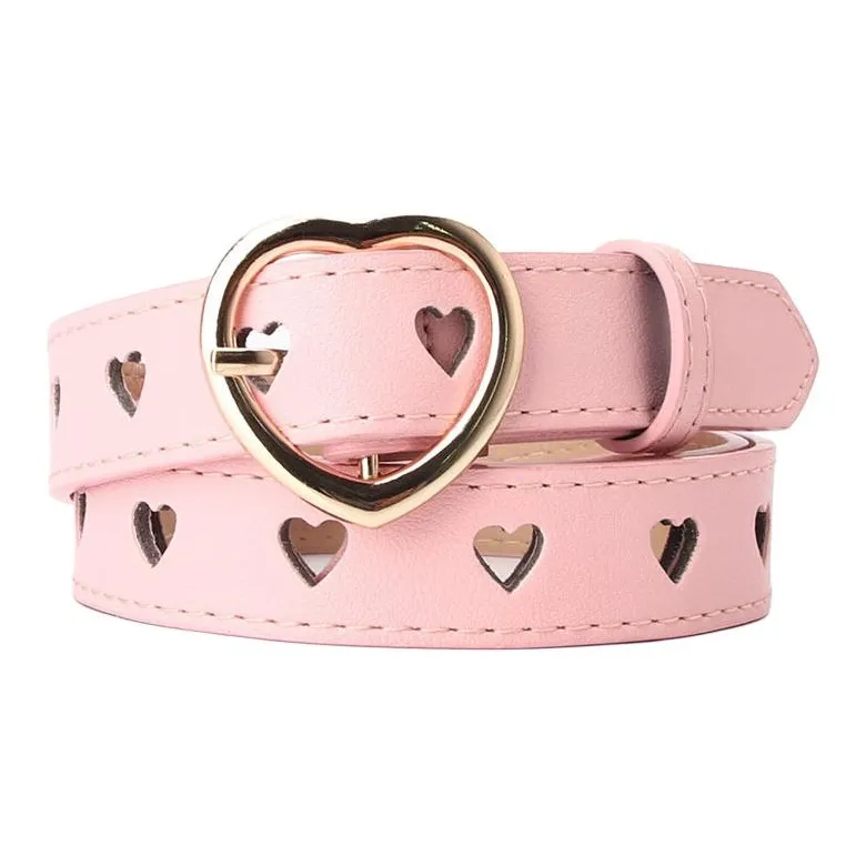 JEANSWEST PU Leather Belts Women's 2.4CM-5