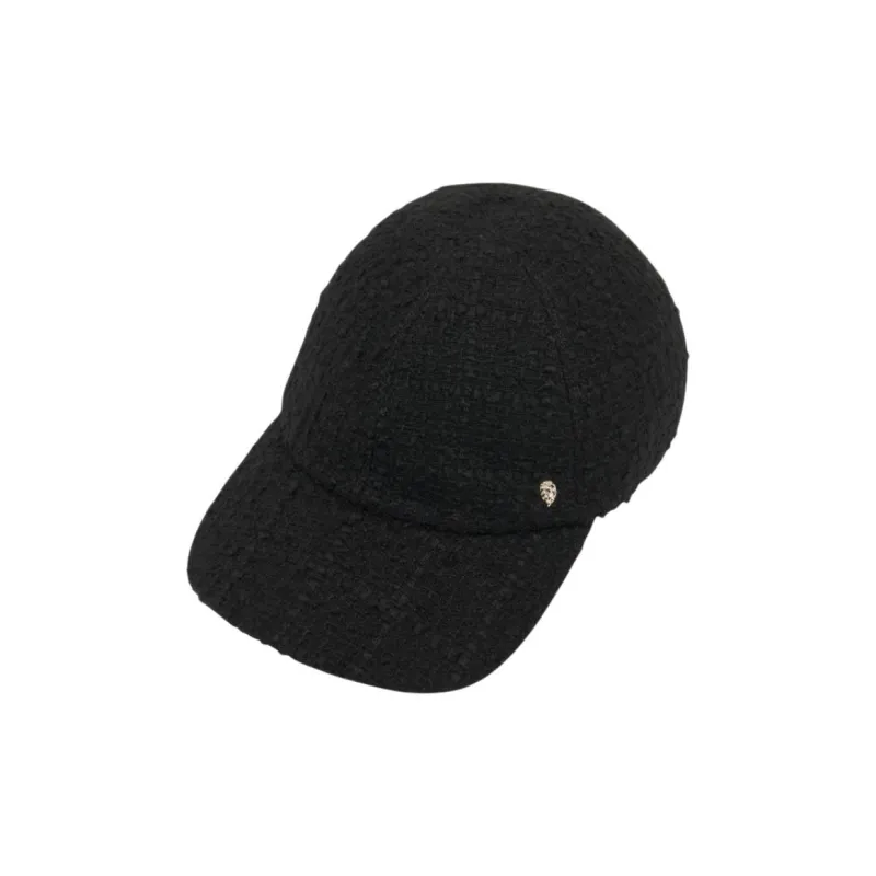 HELEN KAMINSKI Polyester, Acrylic Fiber, Recycled Polyester, Cotton Viscose Baseball Caps Unisex Black-2