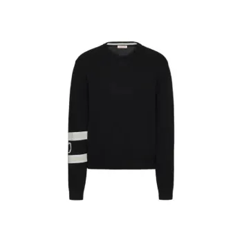 Valentino SS23 Cashmere Sweater Men's Black