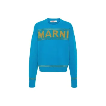 MARNI Fisherman Logo Knit Sweatshirt
