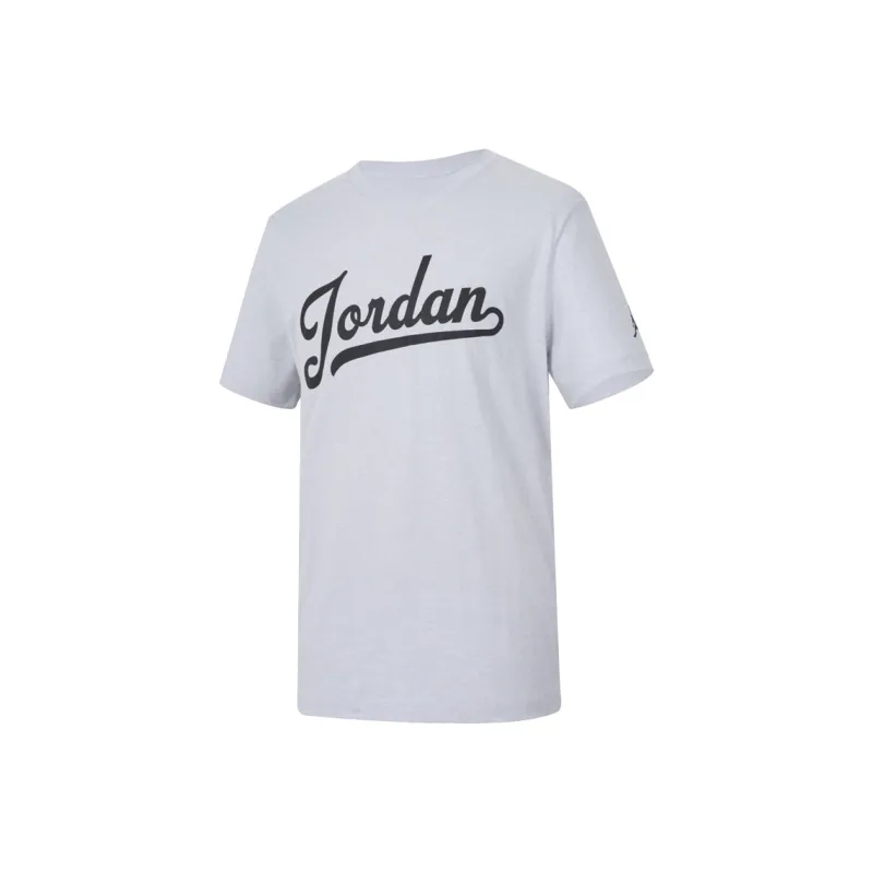 Jordan Flight T Shirt Men's Pure Platinum/Black-0