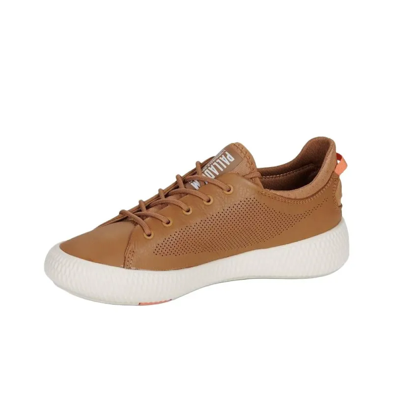 Palladium Pallanova Anti Slip Wear Resistant Low Top Casual Shoes Women's Brown-1