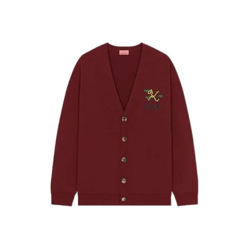 KENZO Logo Embroidered Buttoned Cardigan