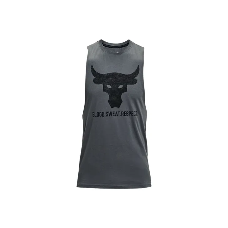 Under Armour Tank Tops Men Dark Gray-0