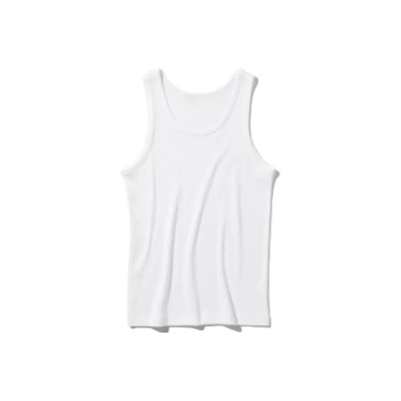 UNIQLO Tank Tops Unisex White-2