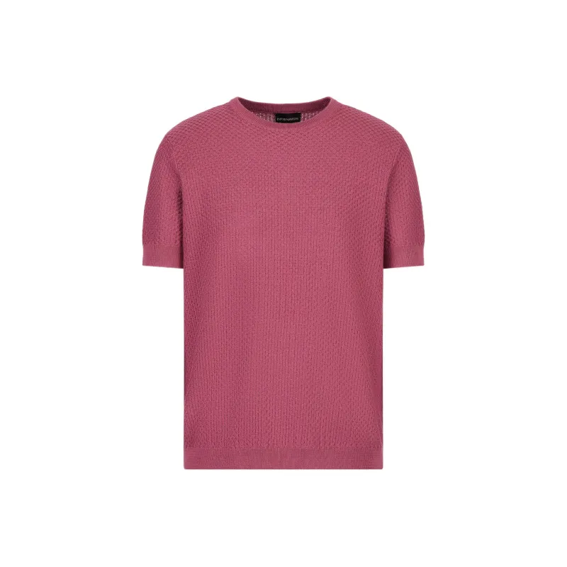 EMPORIO ARMANI FW22 Knitwear Men's Rose Pink-0