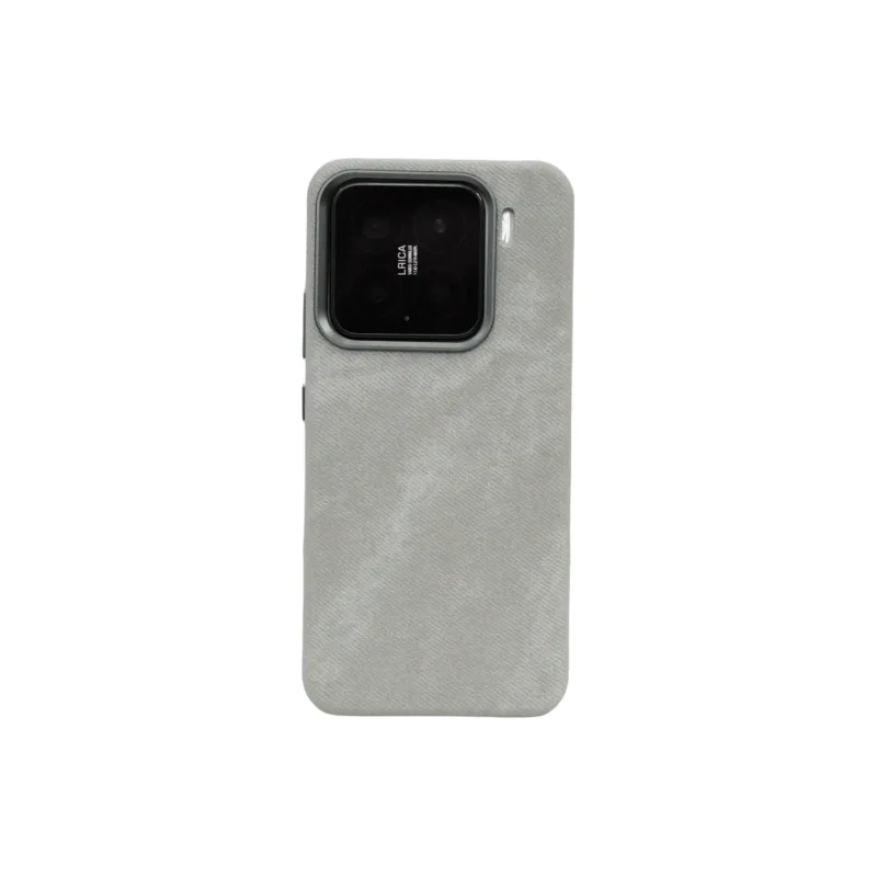 PENGKEXING Leather Material Microfiber Flannel Magnetic Phone Cases Compatibility With Xiaomi 15/14 Pro Trendy And Cool-0