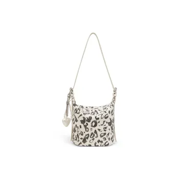Teenmix Fabric Crossbody Bag, Bucket Bag, Shoulder Bag Women's Milkshake White