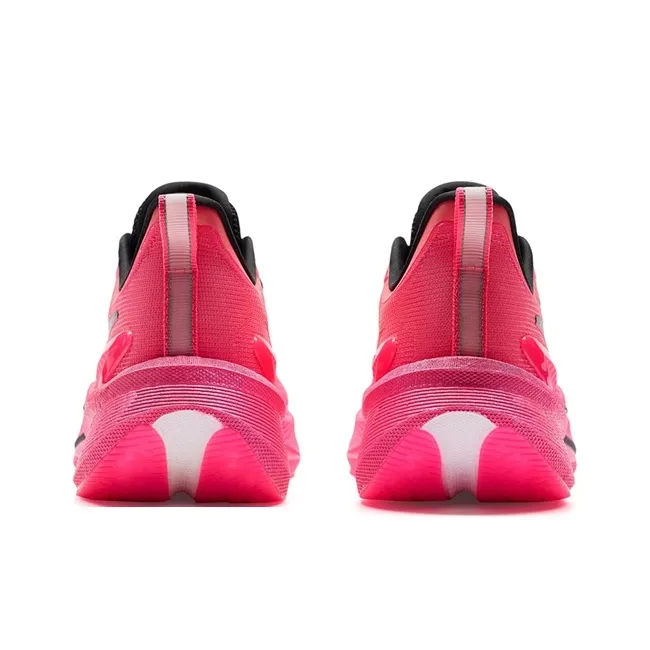 XTEP 2000km 3.0 Running Shoes Women's Low Top Fluorescent Enchanting Red, Black-4