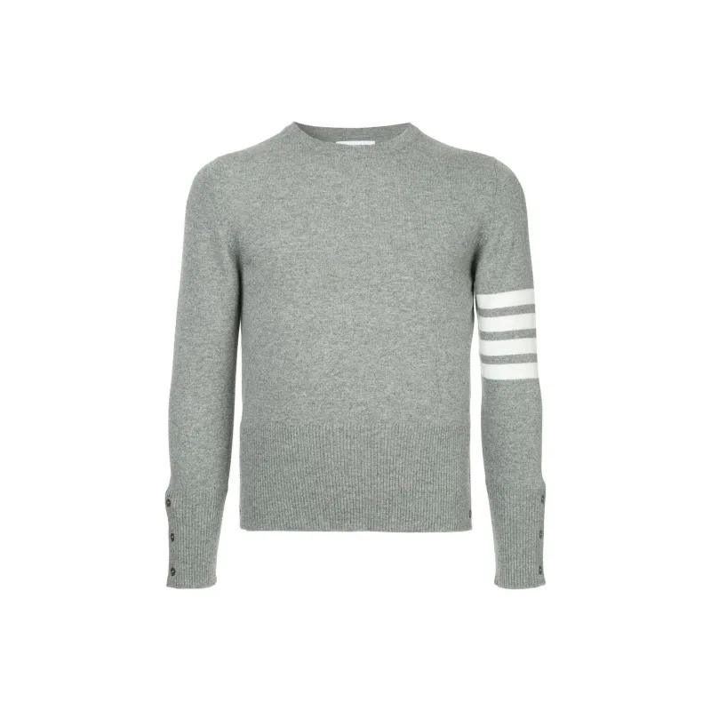 THOM BROWNE 4 Bar Crewneck Jumper-0