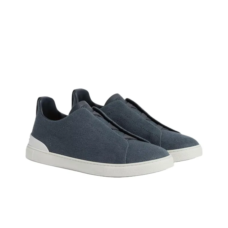 Zegna Casual Shoes Men's Dark Blue-2