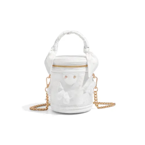 CLEVER& KETCH PU Handbag, Crossbody Bag, Wallet On Chain Women's White/Pink/Black