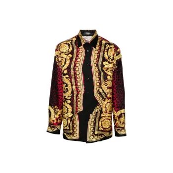 VERSACE Silk Twirl Shirt