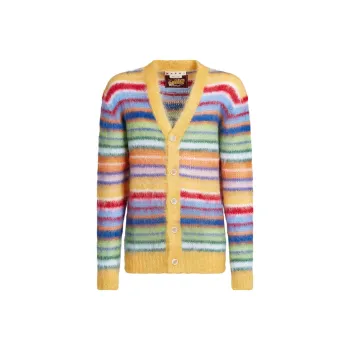 MARNI V Neck Long Sleeve Cardigan