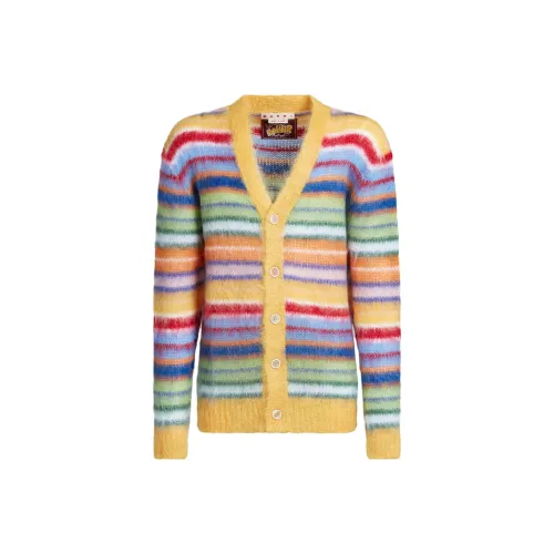 MARNI V Neck Calvin Sleeve Cardigan