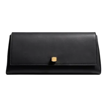 KHAITE Audrey Lambskin Clutch Women's Black