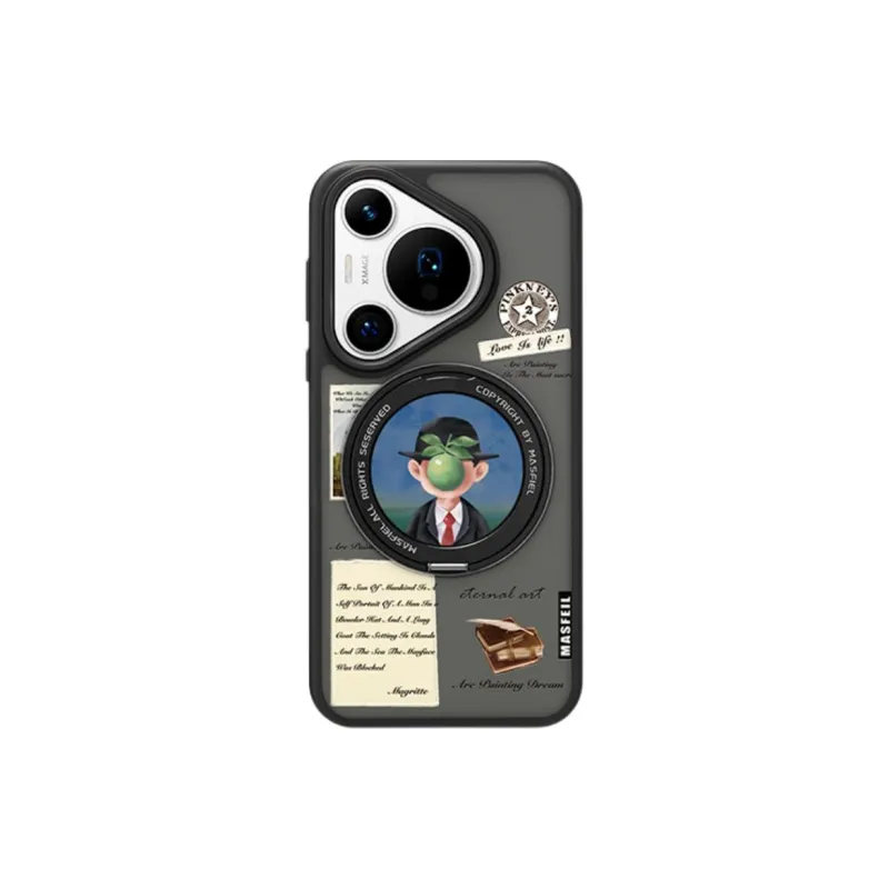 Marsfield Acrylic Material Skin Touch 360 Rotating Pivot Phone Cases Compatibility Huawei P70/60/50 PRO-6