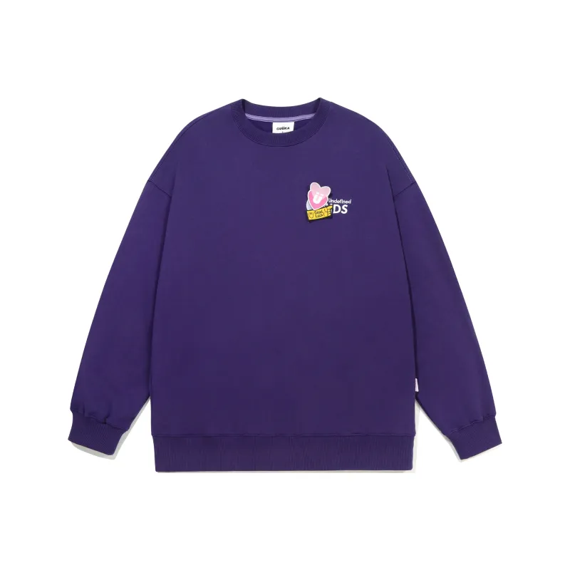 Guuka Hook and Loop Loose Fit Sweatshirt With Drop Shoulder Unisex-16