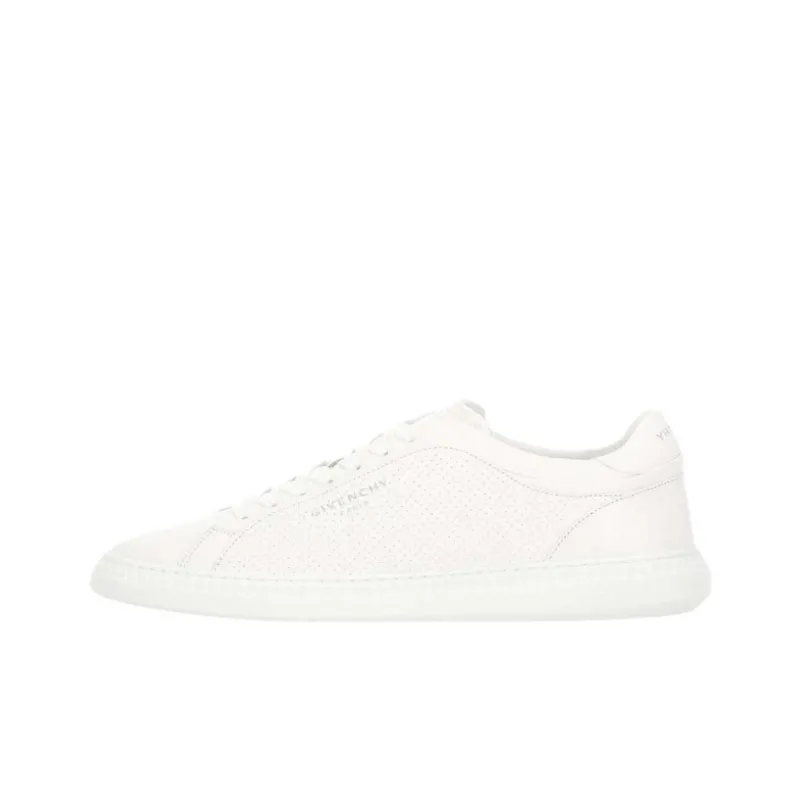 Givenchy 4G Low Top Skateboard Shoes Men's White-0