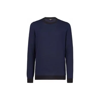 FENDI Sweaters Men Blue Black