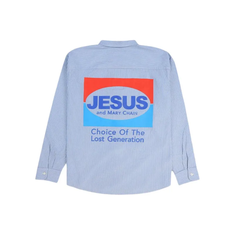 PLEASURES The Jesus And Mary Chain Collaboration Shirts Unisex Blue-0