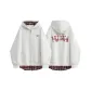 Heather Gray & Red Fleece-Lined