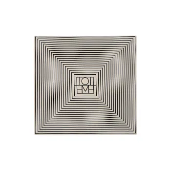 TOTEME Logo embroidered Silk Scarf