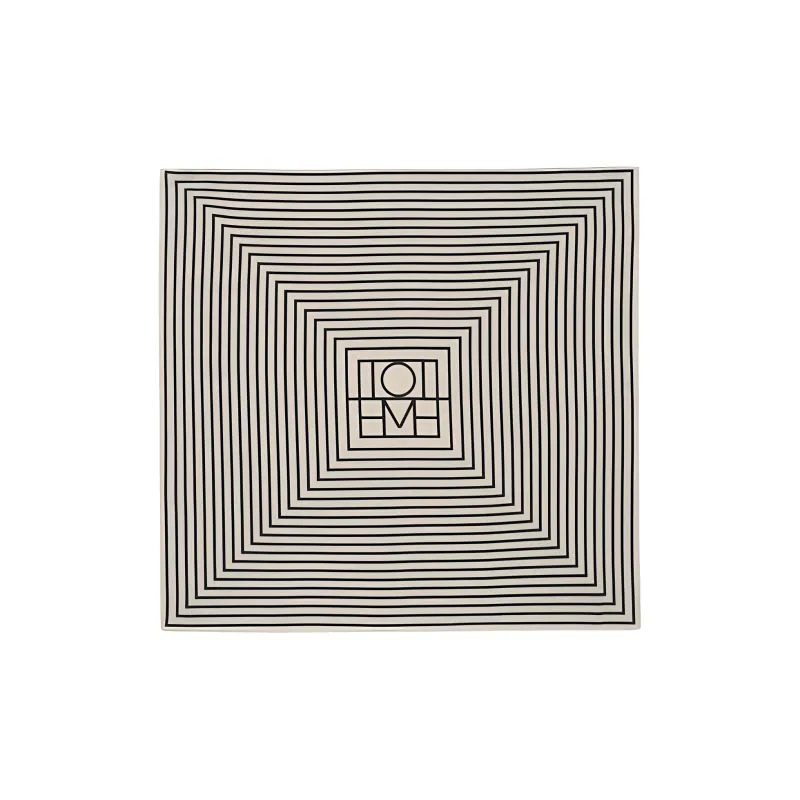 TOTEME Logo embroidered Silk Scarf-0