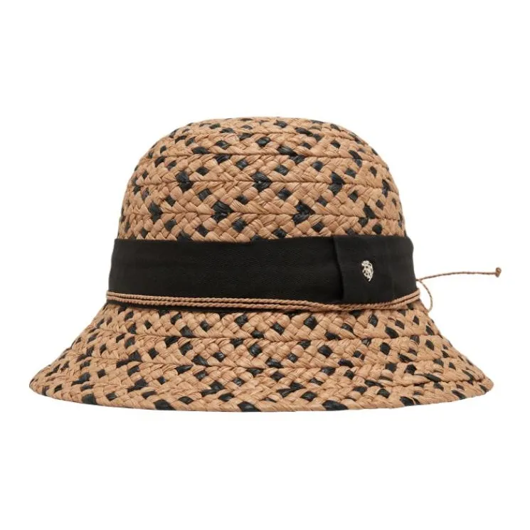 HELEN KAMINSKI Raffia, Nylon, Cotton Elastane Bucket Hats Women's Khaki-3
