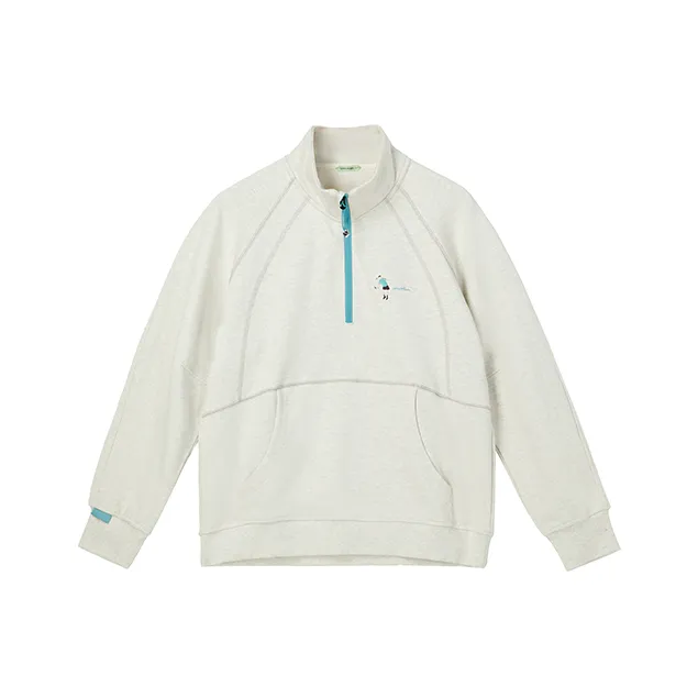 Umamiism Half Zip Sweatshirt Unisex-5